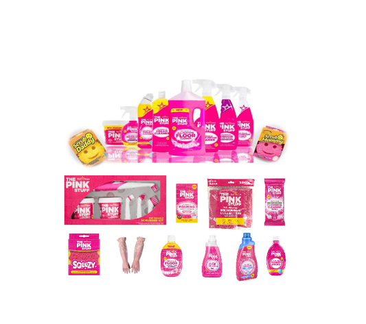 Das ultimative Reinigungsset von Pink Stuff – das gesamte Sortiment