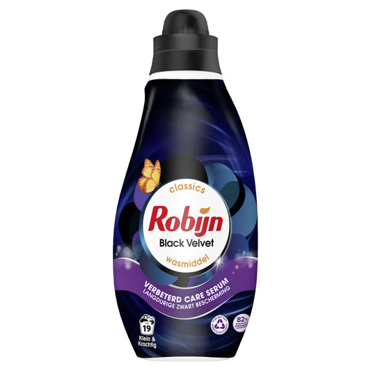 Robijn Waschmittel Black Velvet 665 ml – Schutz & Luxusduft für dunkle Kleidung