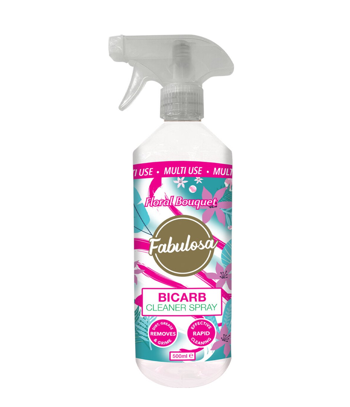 Fabulosa Reinigungsspray Floral Bouquet mit Natriumbicarbonat – 500 ml