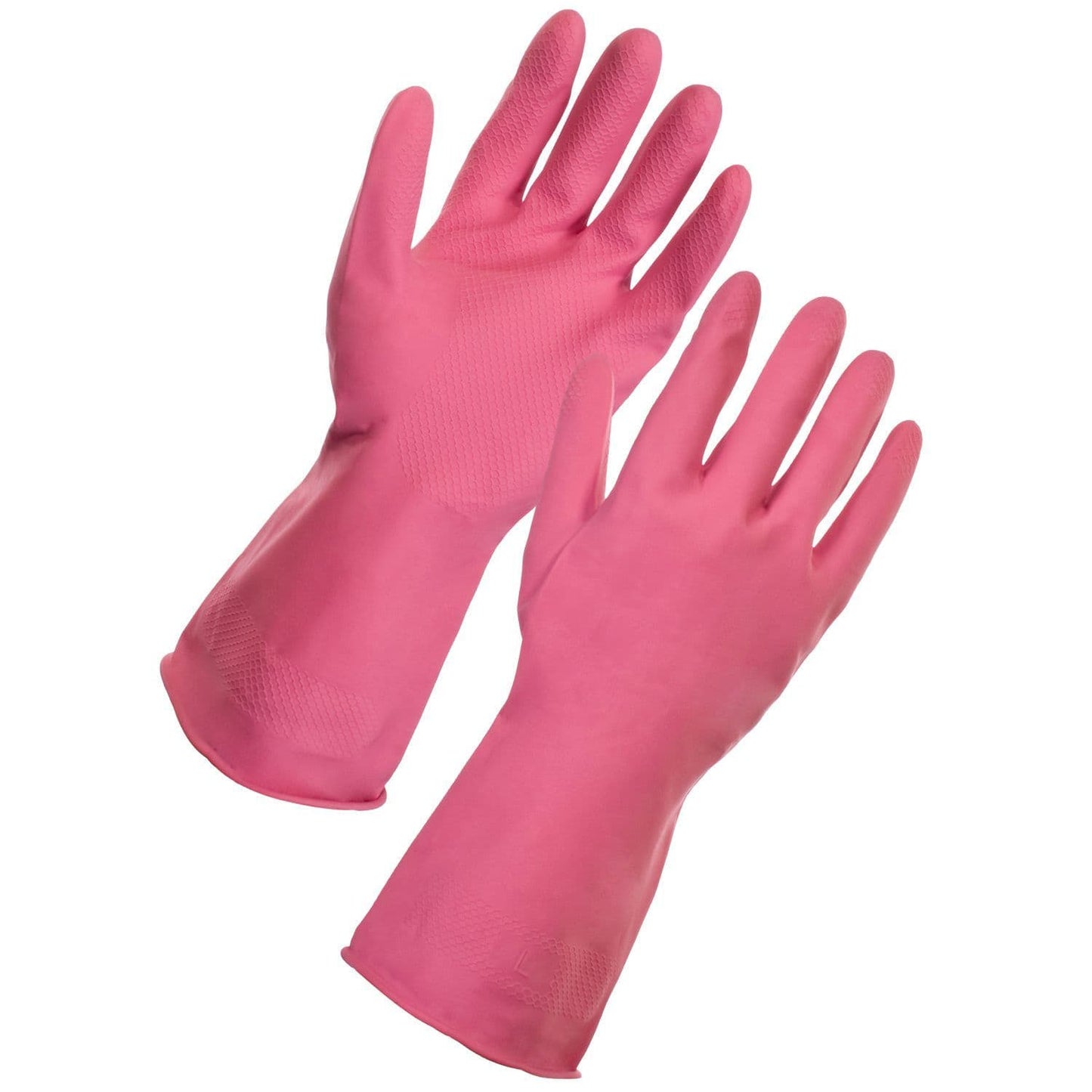 Gants de nettoyage réutilisables roses (grands)