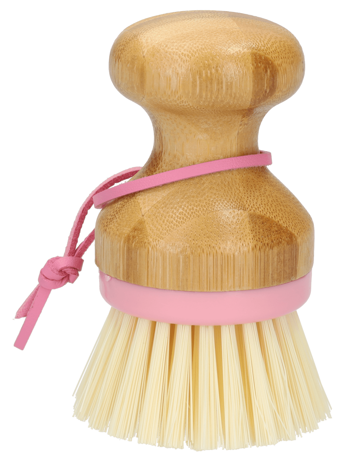 Pink Dish Brush Bamboo Small