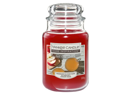 Yankee Candle - Apfel-Zimt-Cider 538g | Limitierte Auflage, beschränkte Auflage