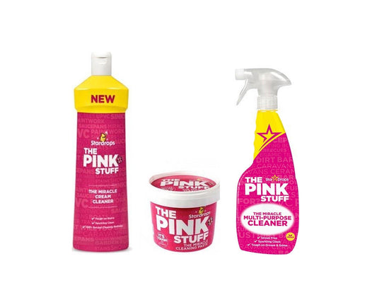 Stardrops The Pink Stuff Bundel – Cremereiniger 500 ml + Schoonmaakpasta 500 Gramm + Multi Reinigingsspray 750 ml